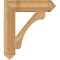 Ekena Millwork Legacy Arts & Crafts Rough Sawn Bracket, Western Red Cedar, 6"W x 28"D x 32"H BKT06X28X32LEC03RWR - alternate 2